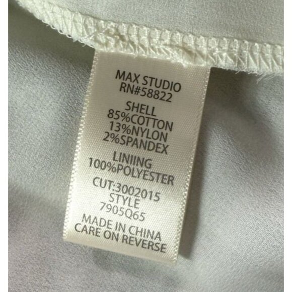 NWT MSRP $118 Max Studio Sleeveless Midi Embroidered Dress Woman’s Small - Picture 9 of 10